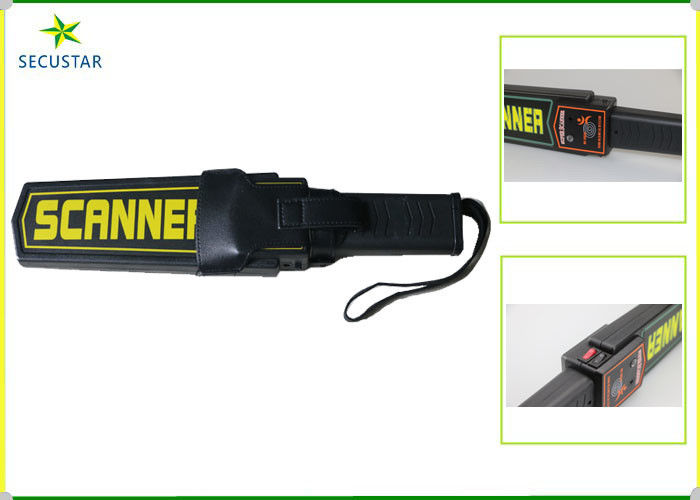 حزام جلد مفيد شاحن البطارية باليد للكشف عن المعادن مع ضوء إشارة إنذار المزود